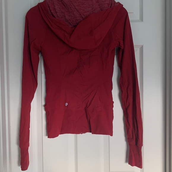 Red Lululemon Studio Dance Jacket - Picture 5 of 6